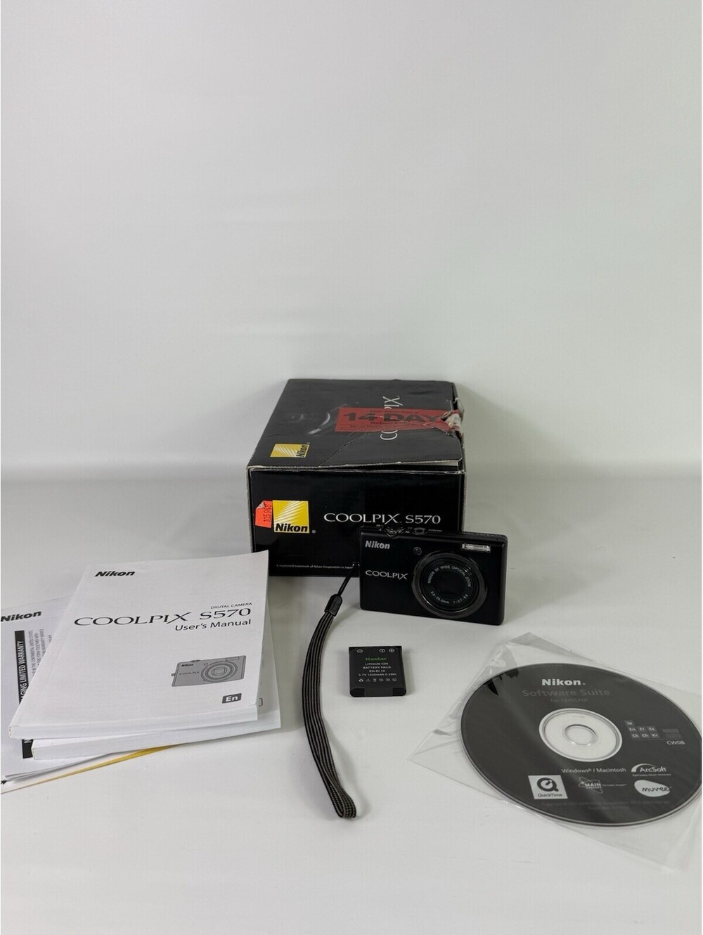 Nikon COOLPIX S570 Digital Camera  | 12.0MP | TESTED, NEW BATTERY “READ”